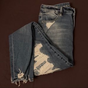 curvy high rise jeggings